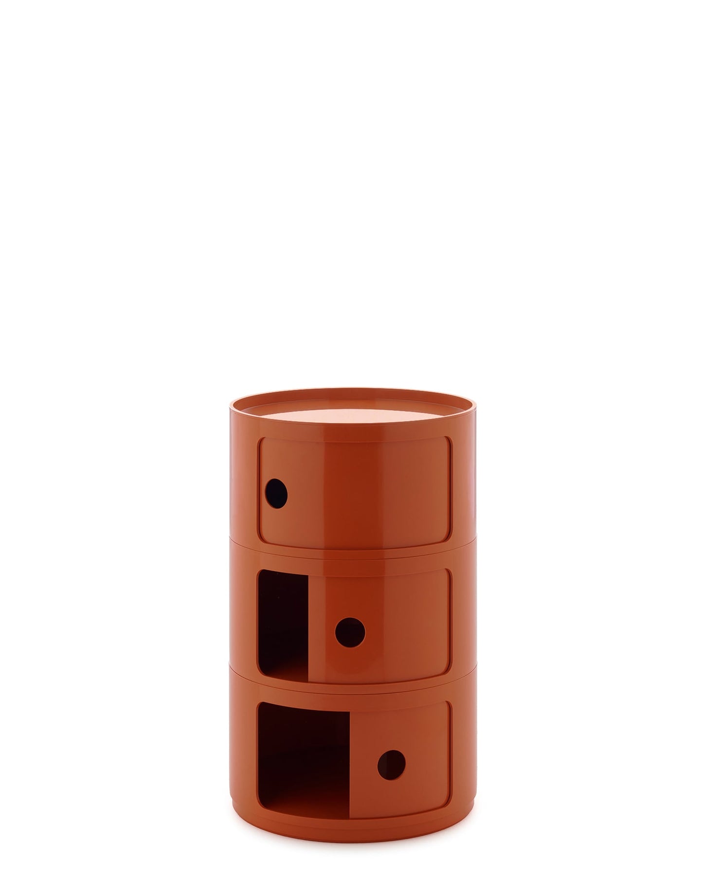 Componibili Big storage unit, 3 modules, orange