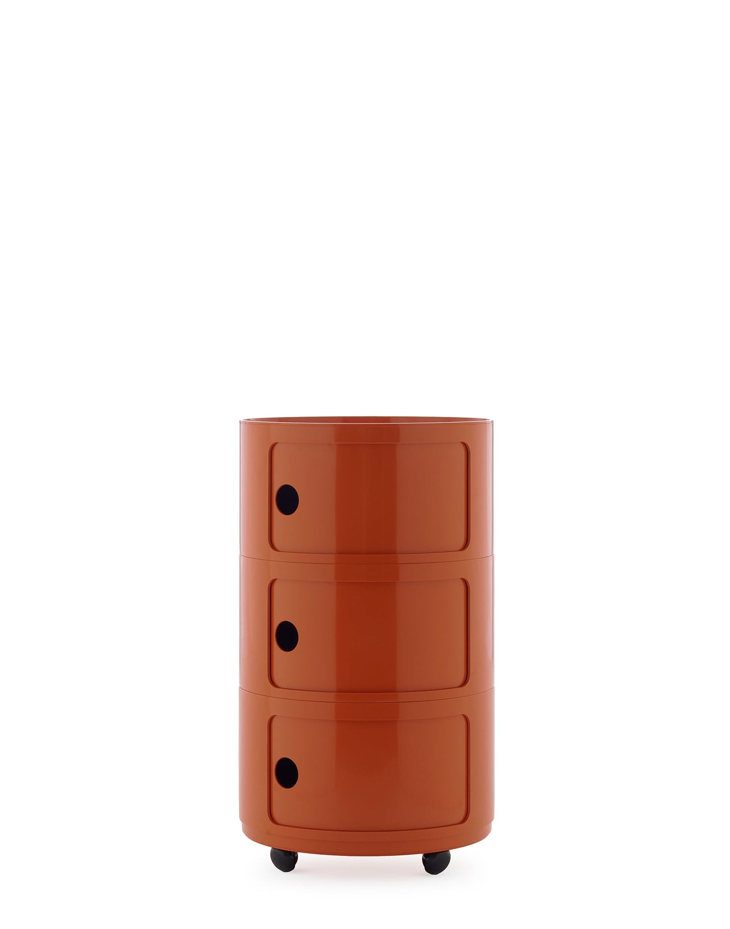 Componibili Big storage unit, 3 modules, orange