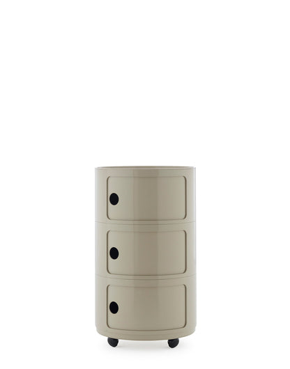 Componibili Big storage unit, 3 modules, taupe