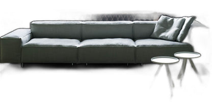 NEOWALL - Sectional sofa with removable cover