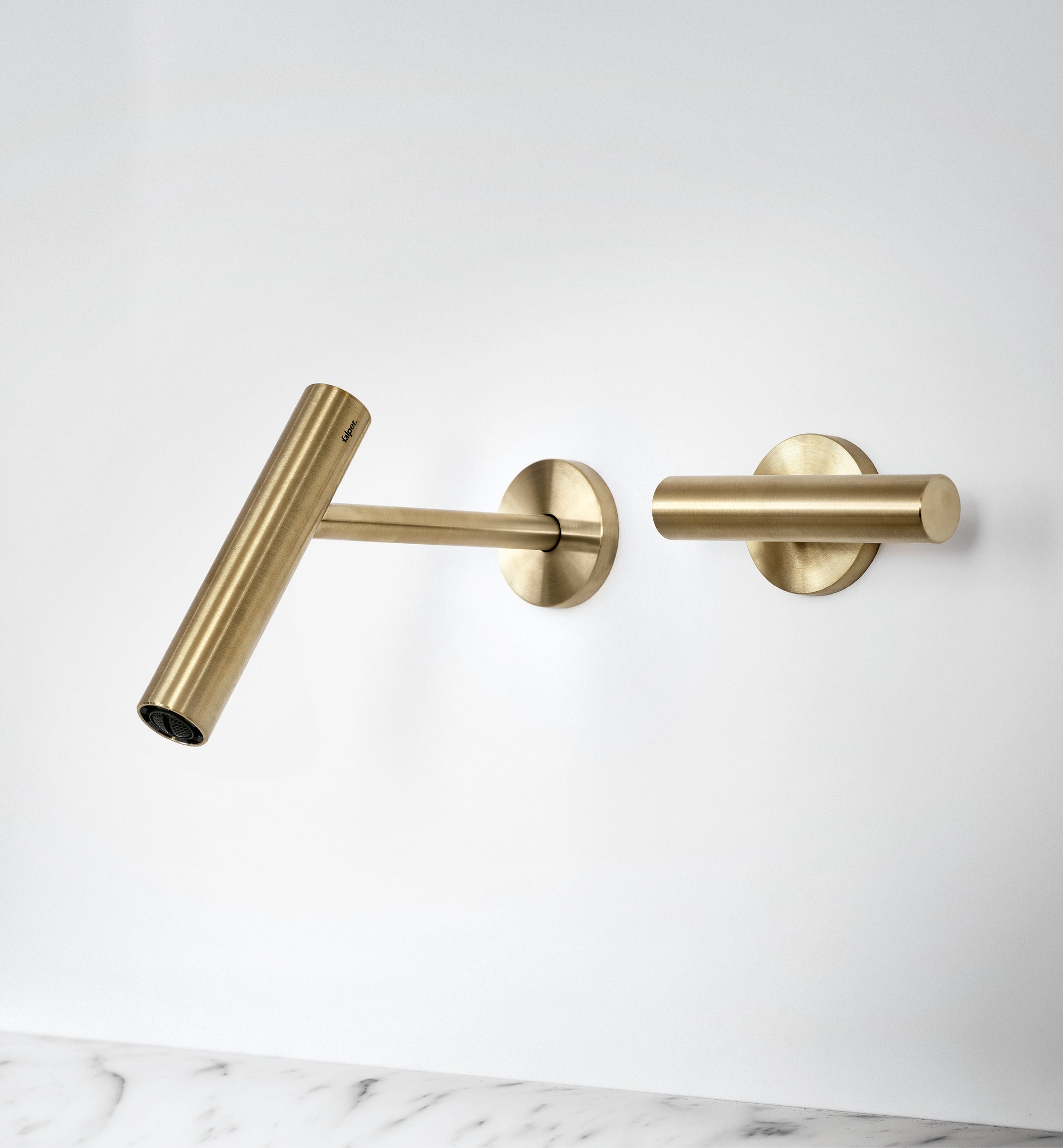 CILINDRO - 3 hole wall-mounted washbasin tap by Falper