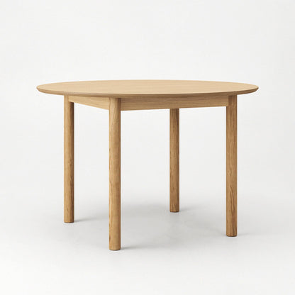 Department Wood Dining Table Set Oak/ Orange