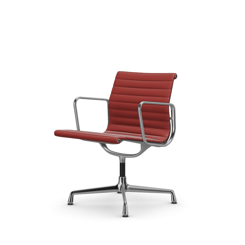 Aluminium Chairs EA 108 swivel – Conference (Cover material - Fabric Leather)