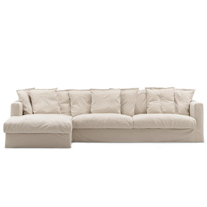 Decotique Le Grand Air 3-Seater Sofa Chaise Left Beige