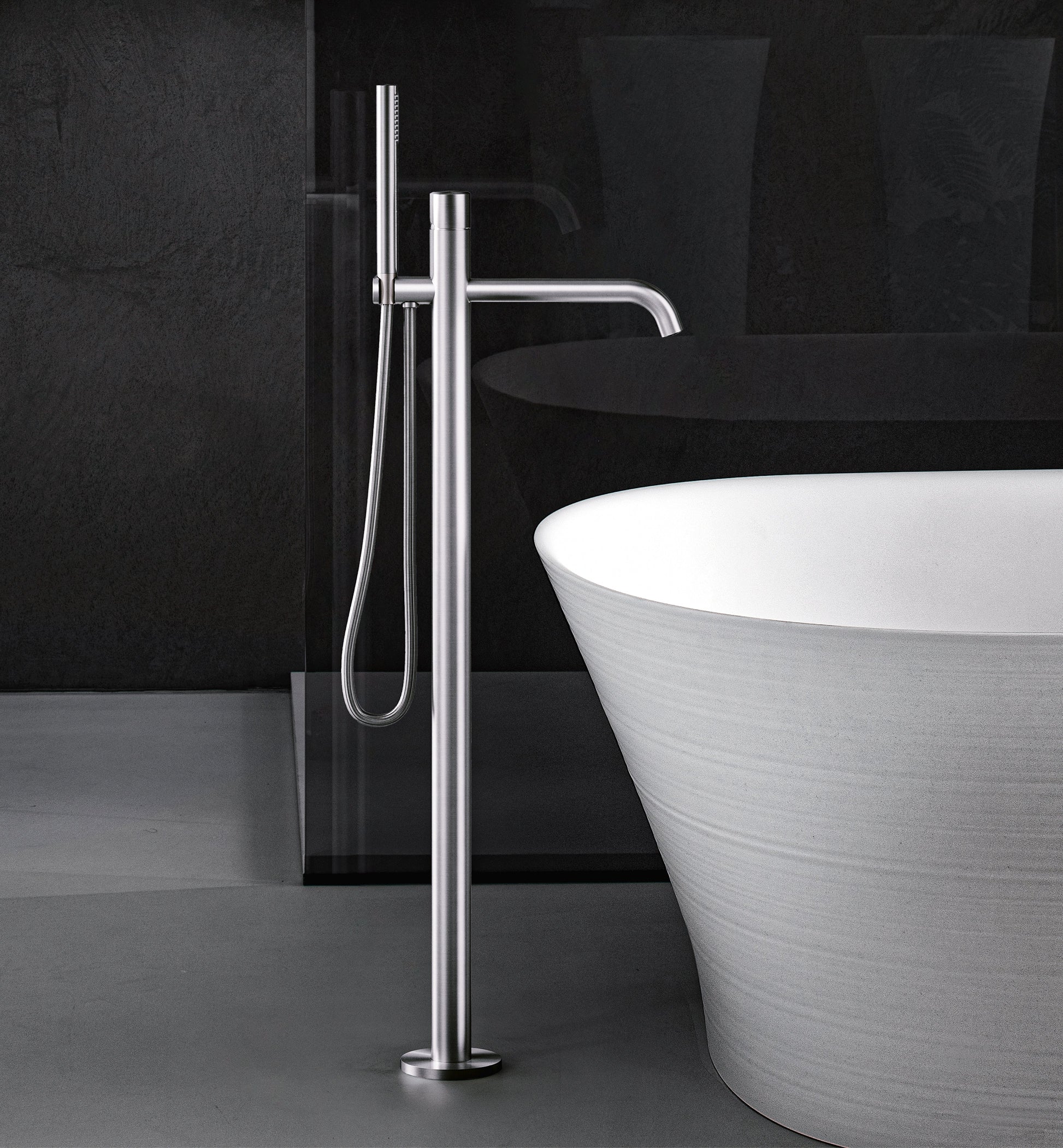 ACQUIFERO - Stainless steel bathtub set by Falper