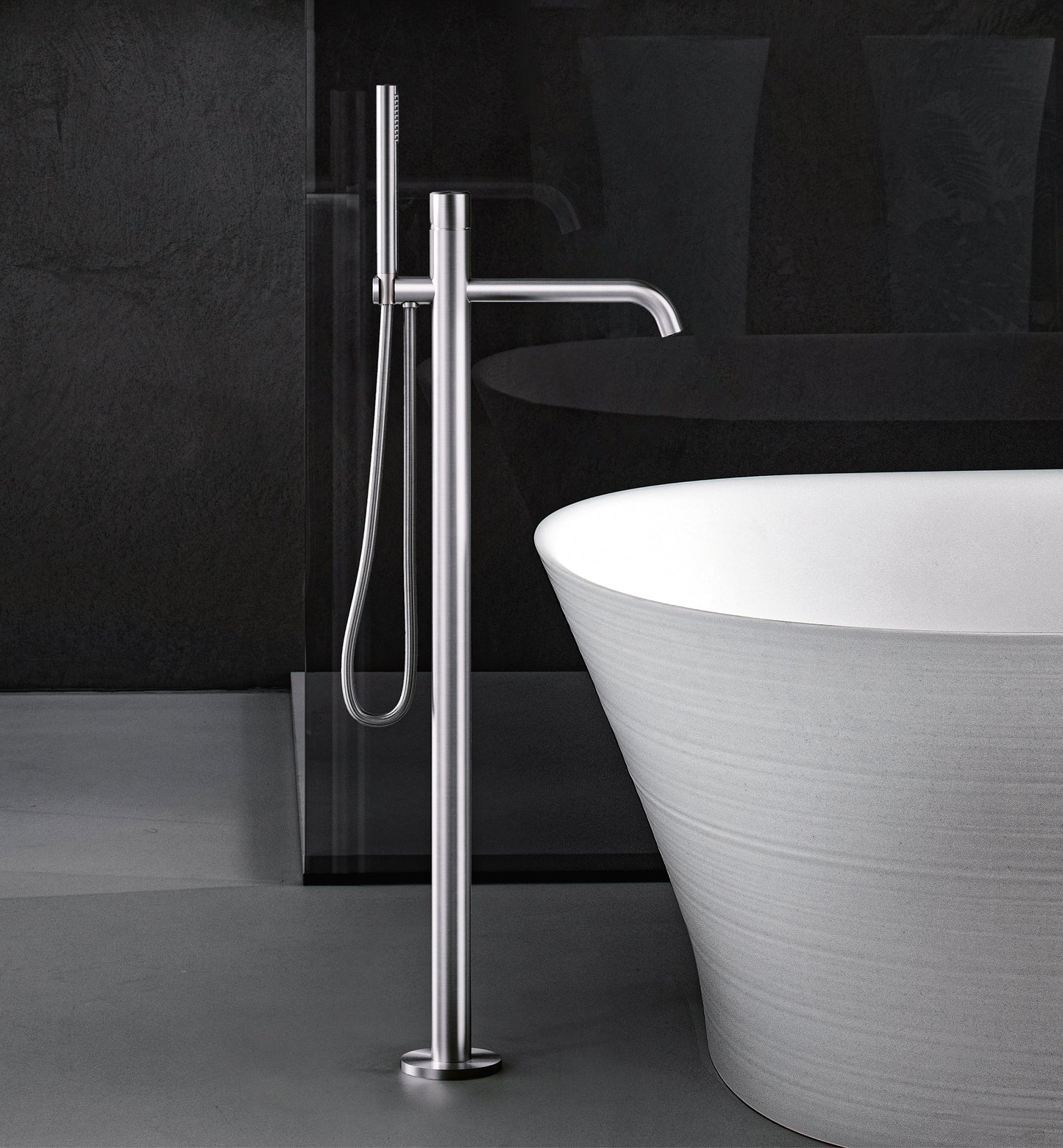 ACQUIFERO - Stainless steel shower set by Falper