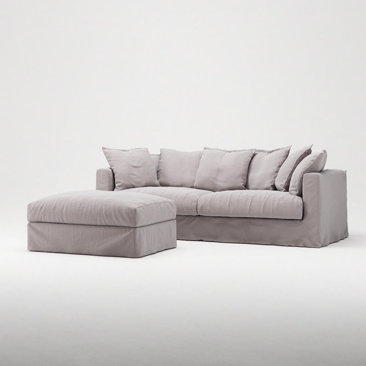 Decotique Le Grand Air Footstool Misty Grey