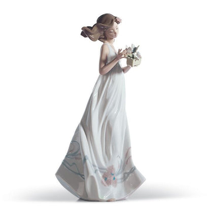 Butterfly Treasures Woman Figurine by Lladró