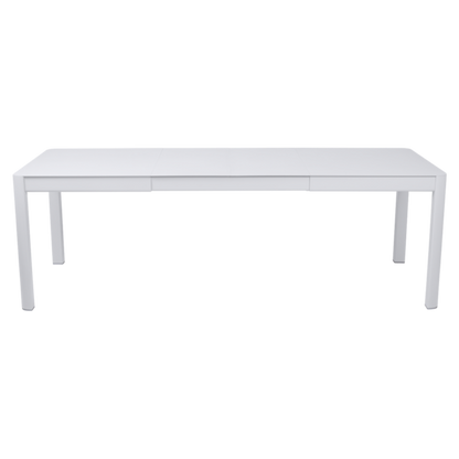 RIBAMBELLE TABLE WITH 2 EXTENSIONS 149/234 X 100 CM by Fermob #COTTON WHITE