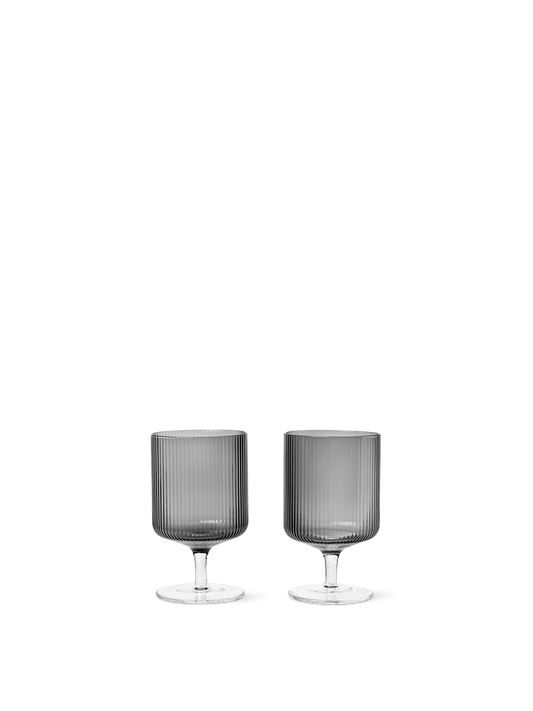 Ripple Wine Glasses (Set of 2) by Ferm Living