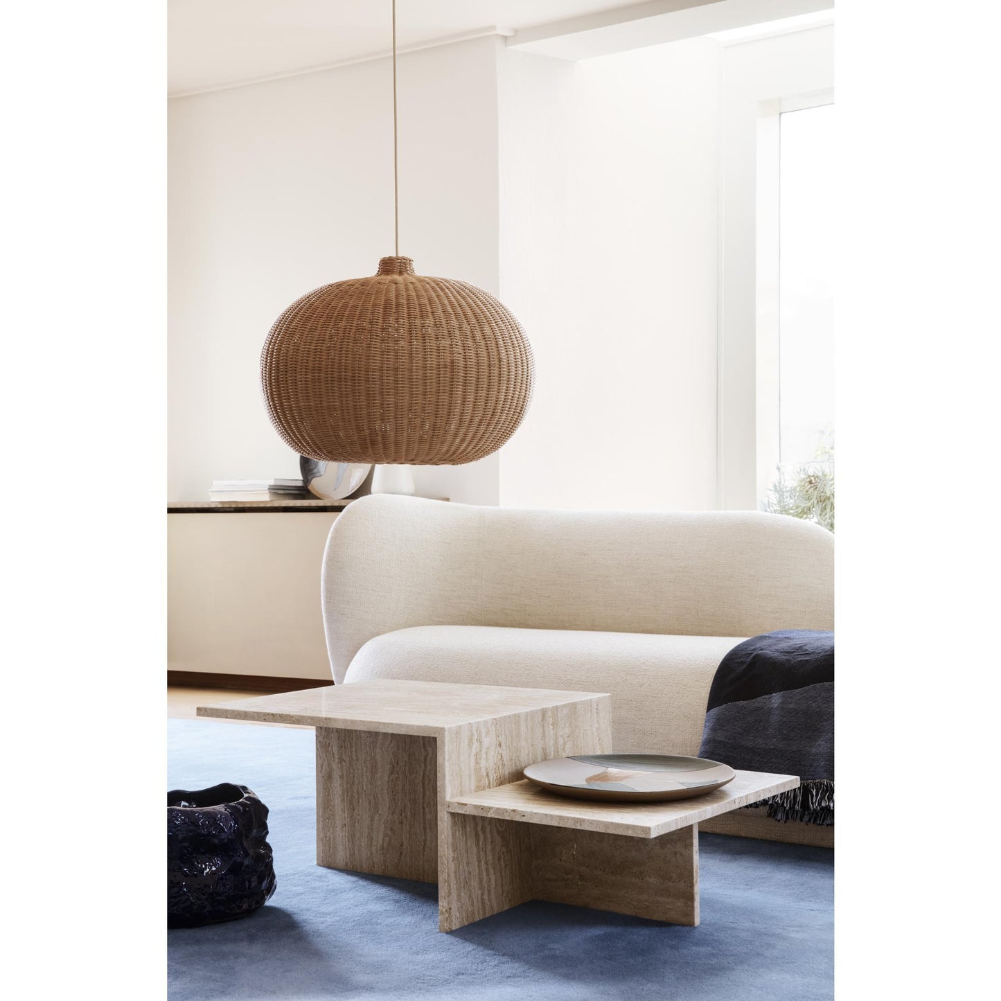 Ferm Living Distinct Coffee Table Travertine H35