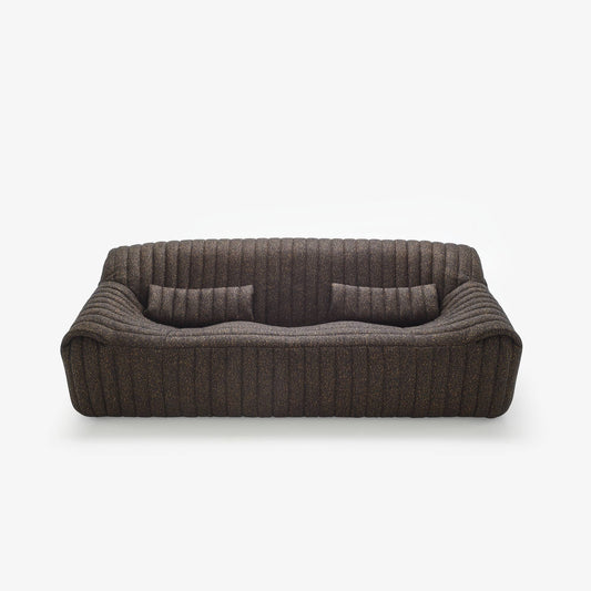 Sandra Large settee with lumbar cushions