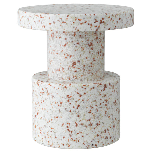 Bit stool, white