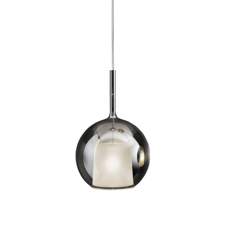 Glo - Led Borosilicate Glass Pendant Lamp by Penta #silver