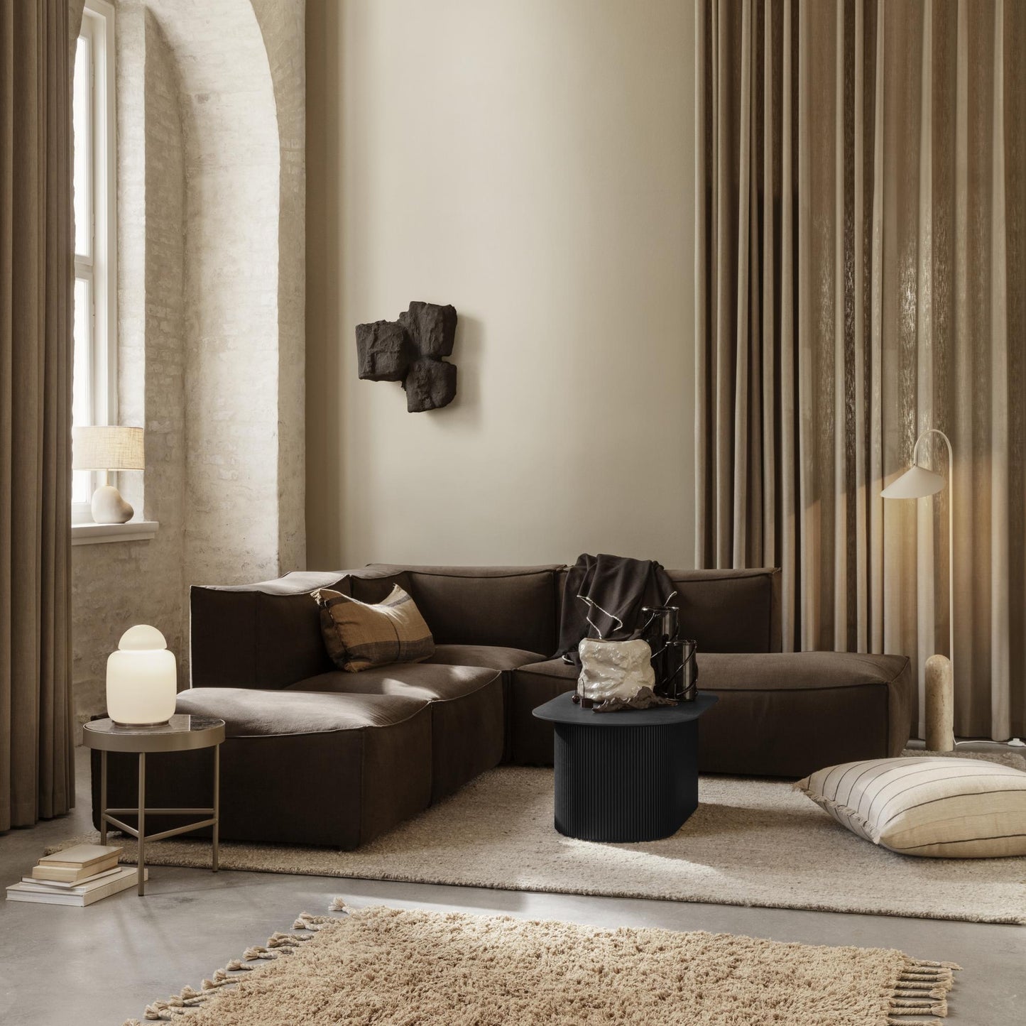 Ferm Living Arum Floor Lamp Cashmere
