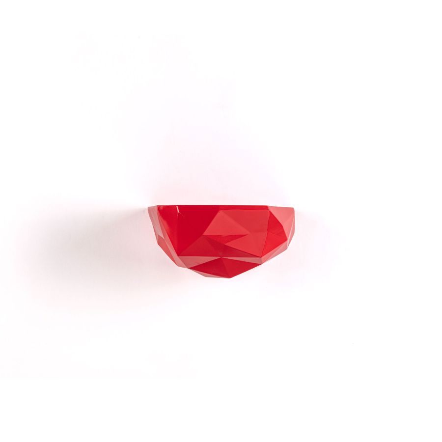 Resin Shelf Space Rocks Small by Seletti #Red