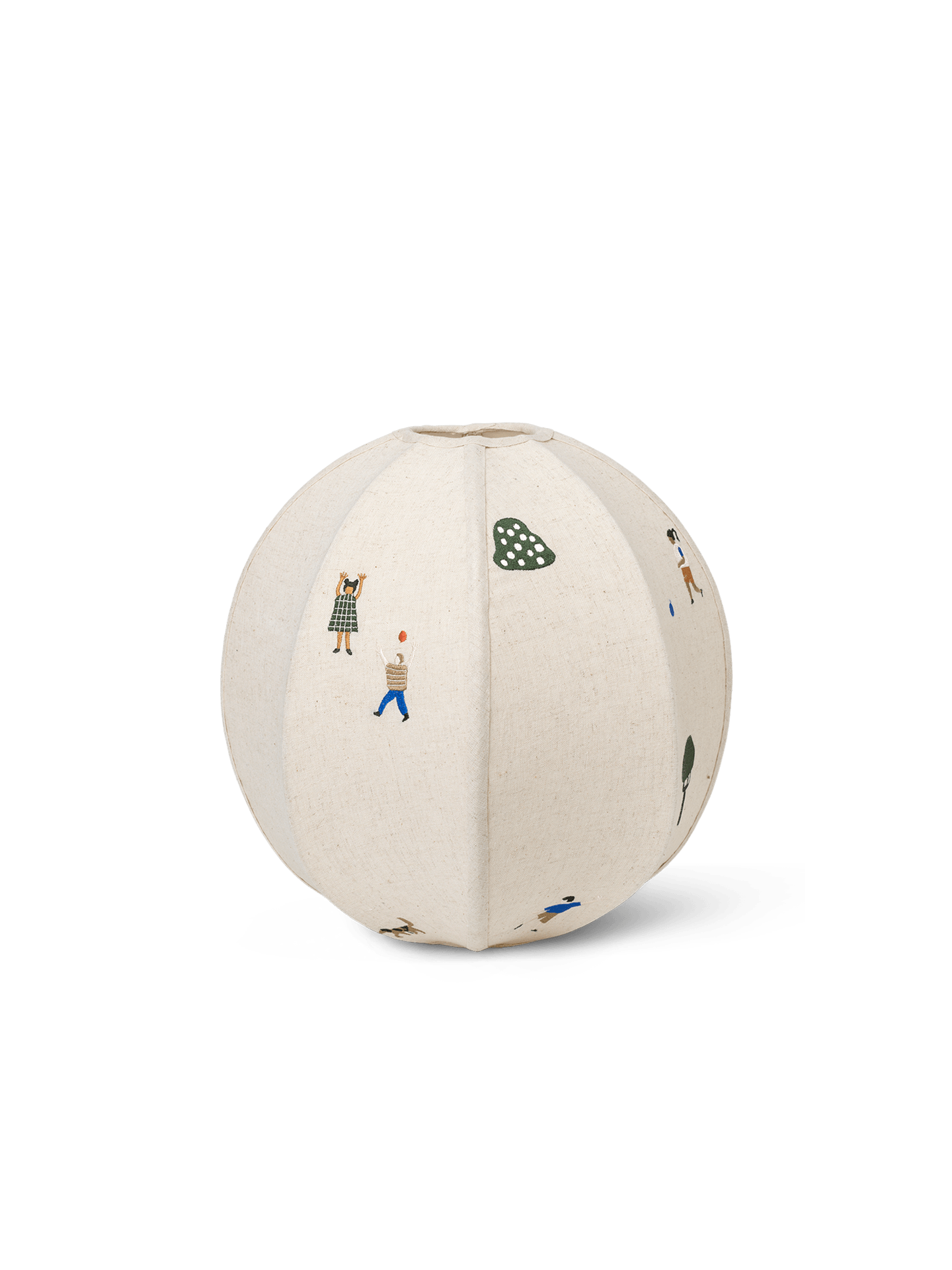The Park Embroidered Textile Lampshade by Ferm Living