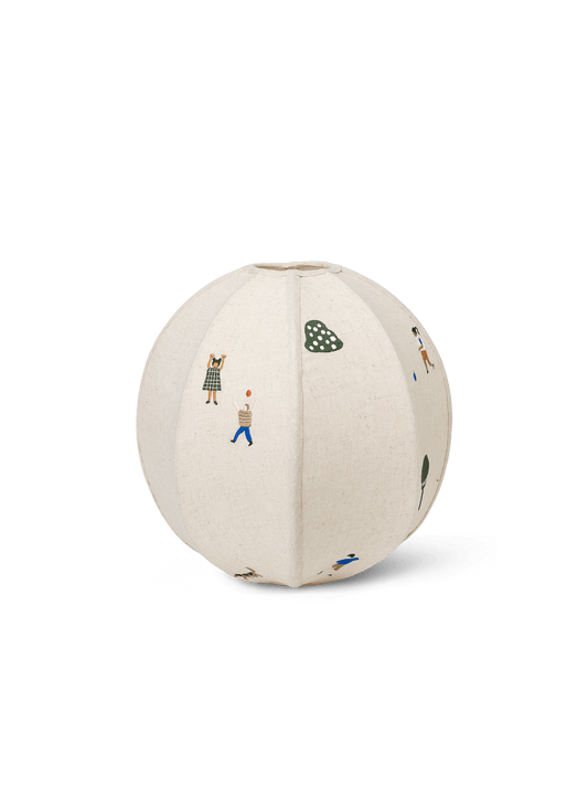 The Park Embroidered Textile Lampshade by Ferm Living