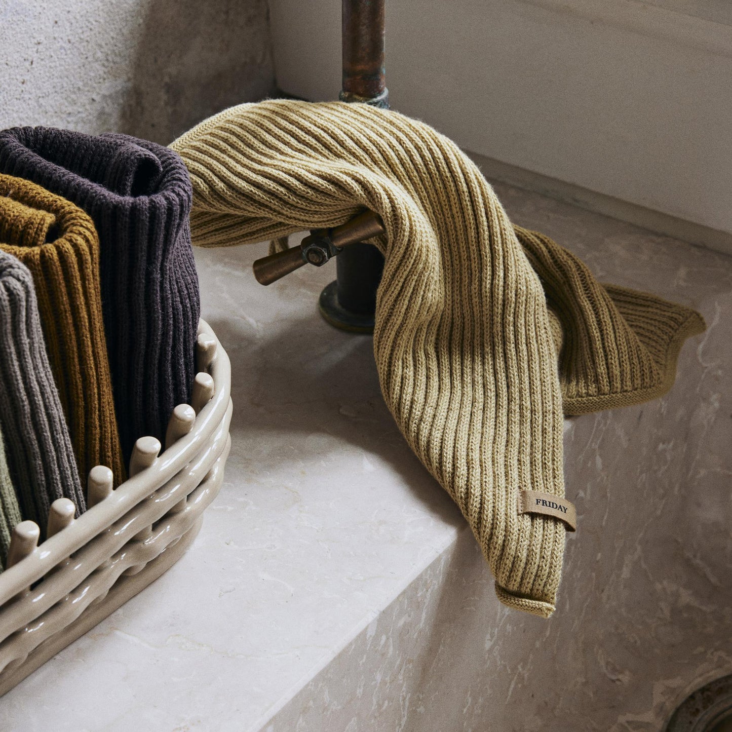 Ferm Living Day Tea Towel Set of 7 Calm