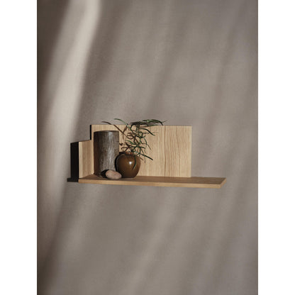 Ferm Living Stagger Shelf Low Oiled Oak