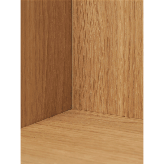 Ferm Living Stagger Shelf Low Oiled Oak