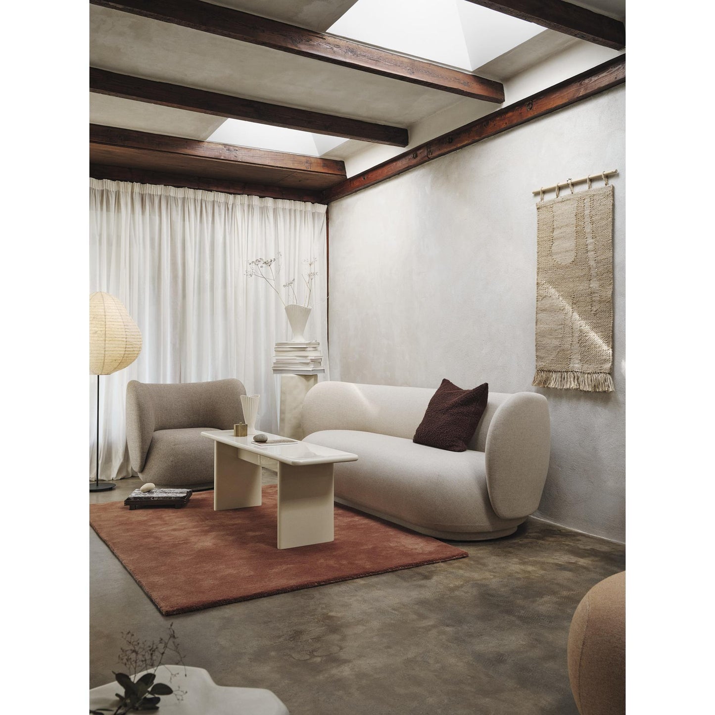 Ferm Living Harvest Tapestry 50x100 Natural
