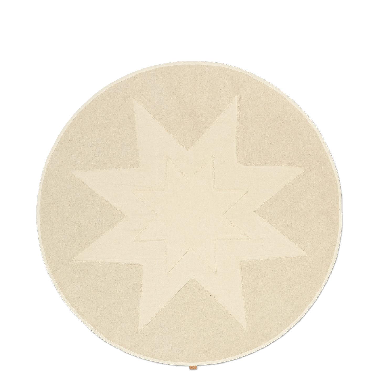 Ferm Living Vela Star Christmas Tree Rug Natural