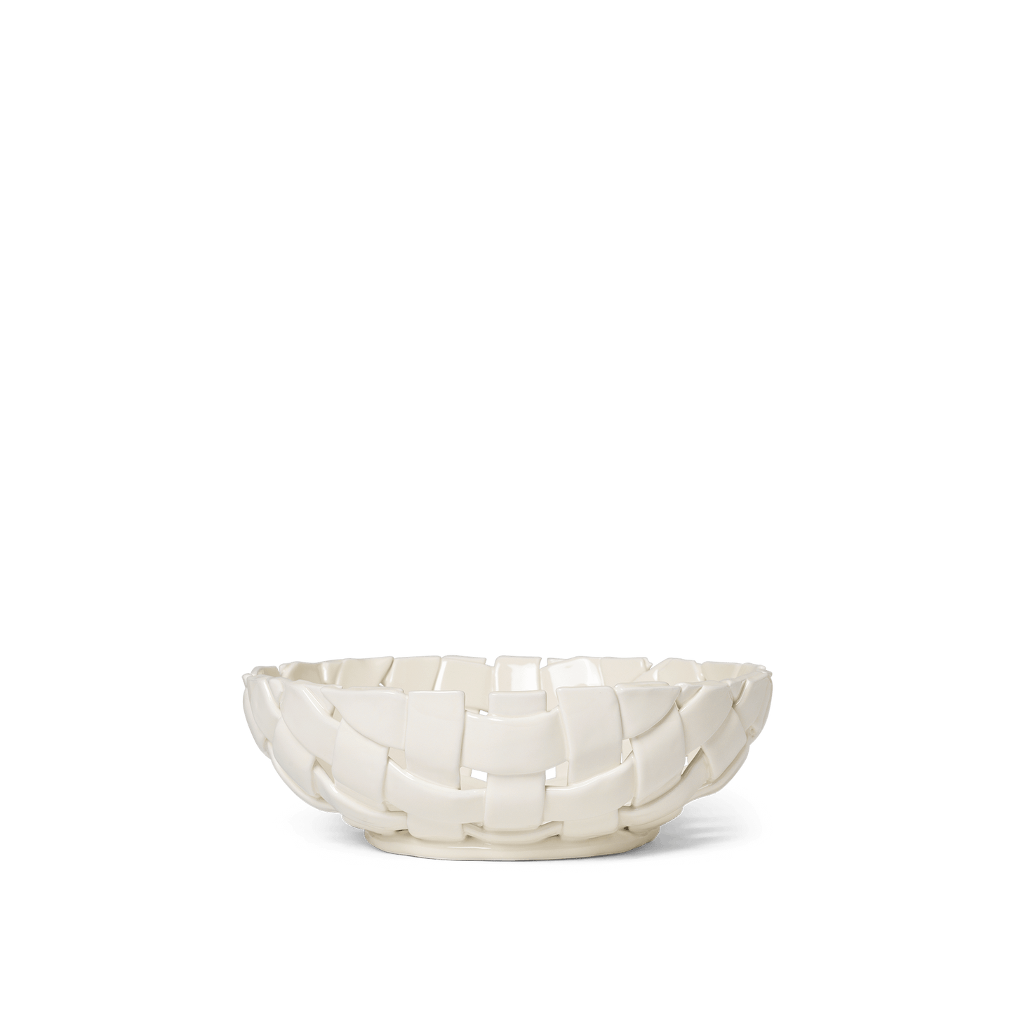 Ferm Living Plait Bowl Ø30 Off-White