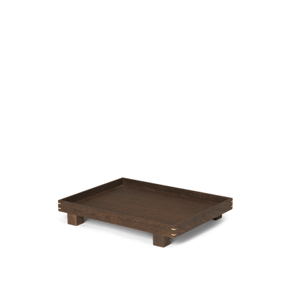 Ferm Living Bon Wooden Tray Small Smoked Oak
