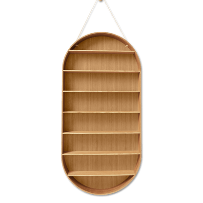 Ferm Living Dorm Oval Shelf Oiled Oak