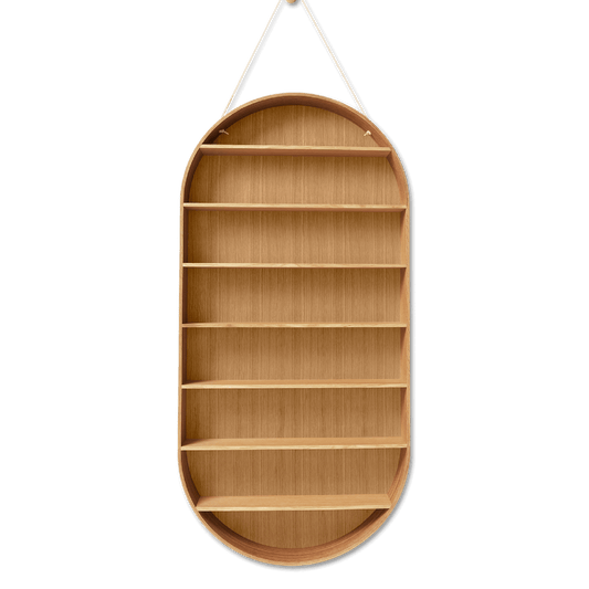 Ferm Living Dorm Oval Shelf Oiled Oak
