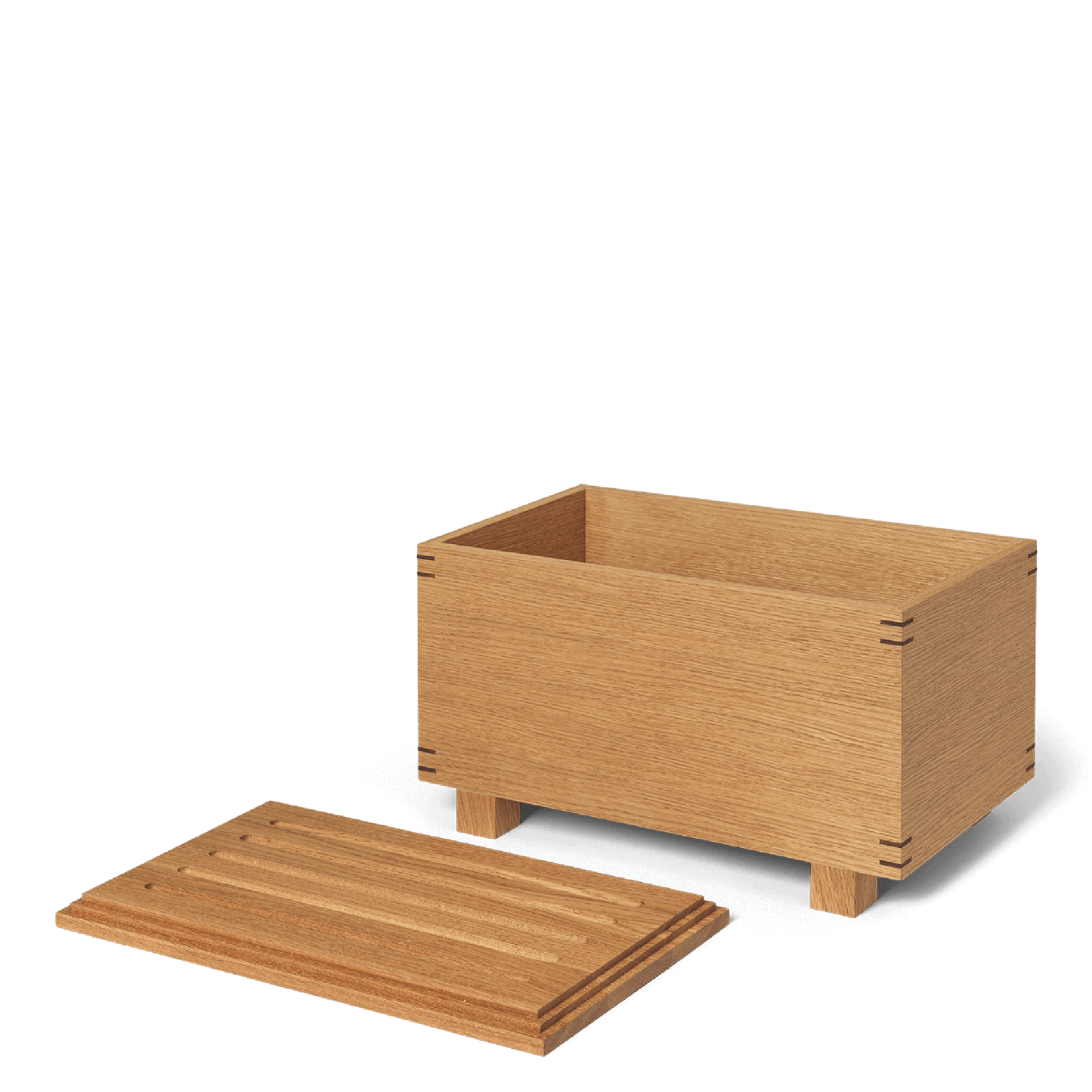 Ferm Living Bon Wooden Box Oiled Oak
