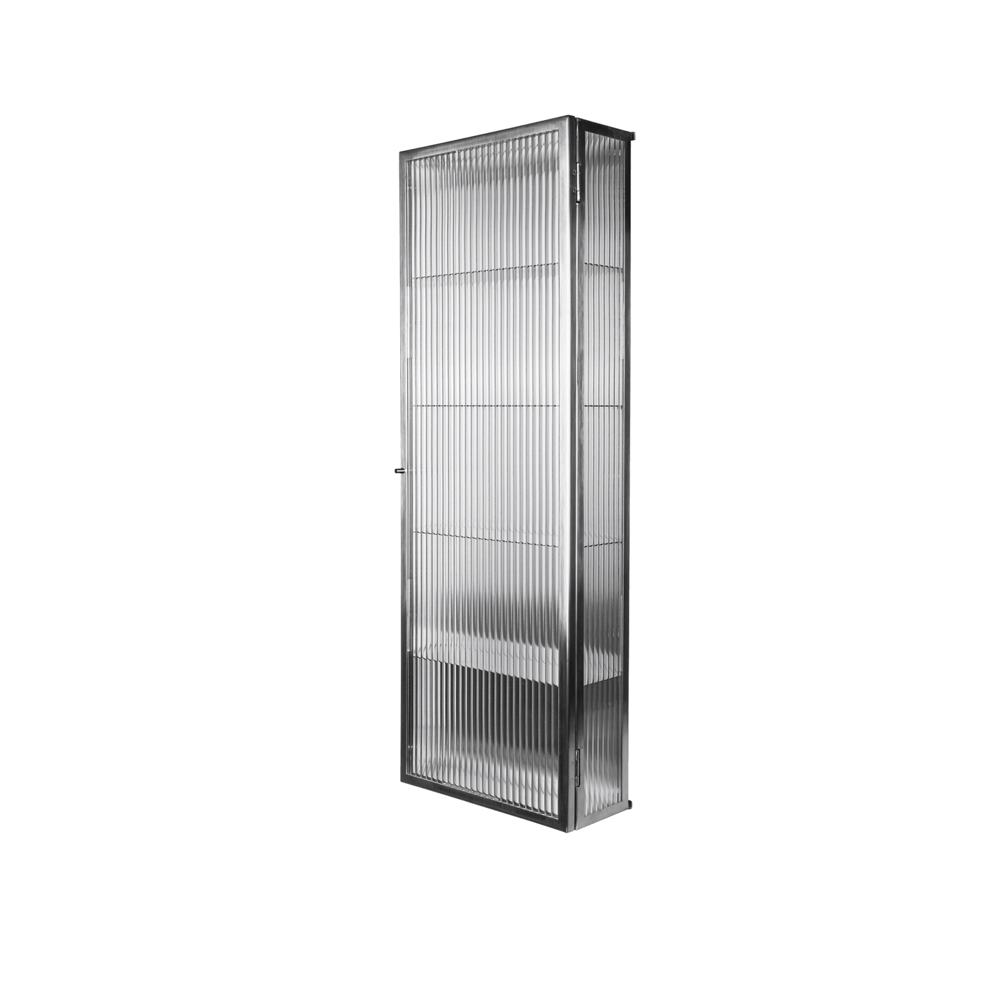 Ferm Living Haze Wall-Hung Cabinet 35x100 Stainless Steel