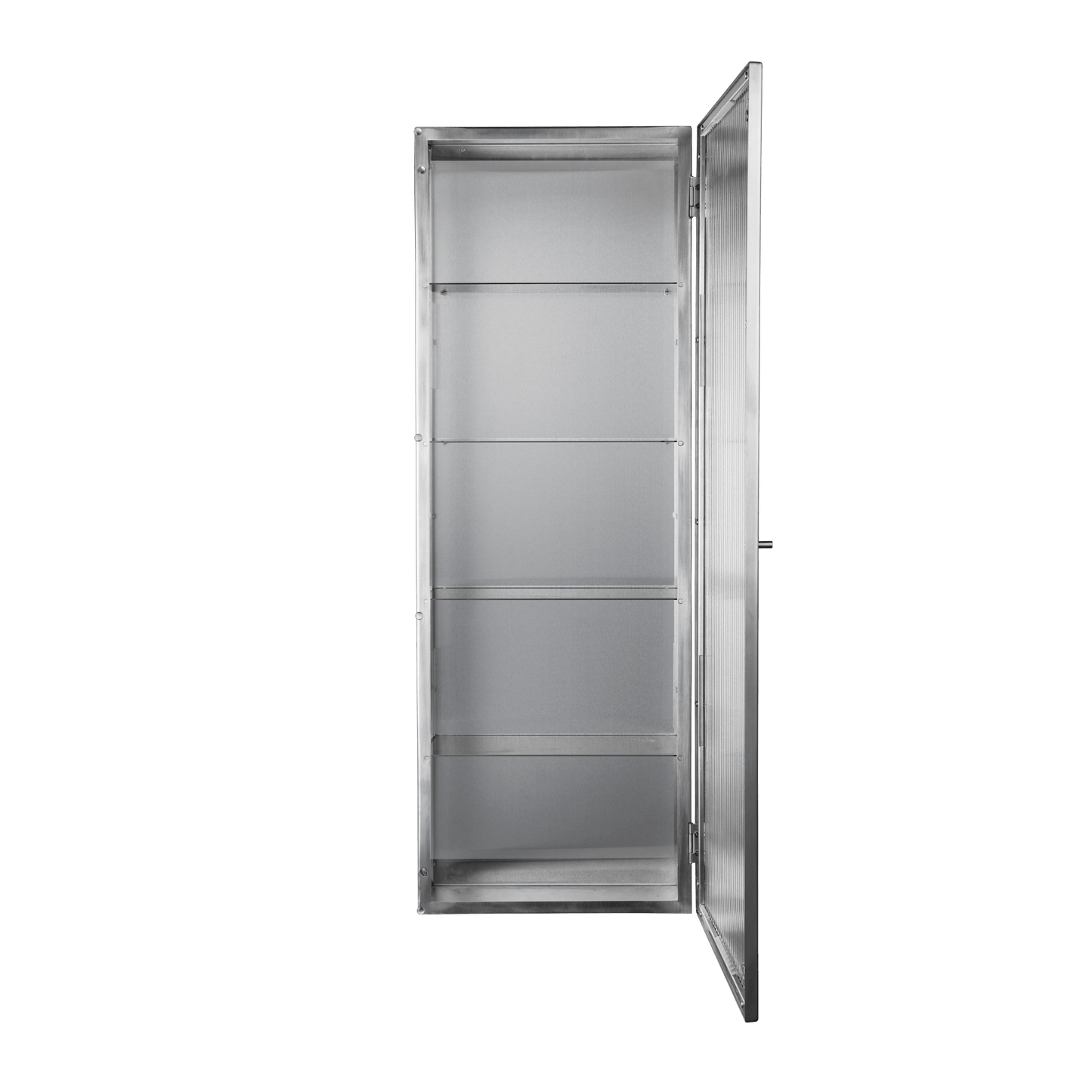Ferm Living Haze Wall-Hung Cabinet 35x100 Stainless Steel