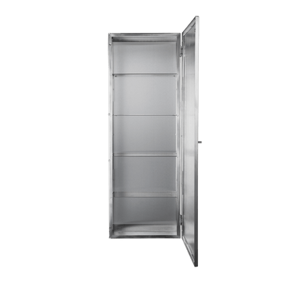 Ferm Living Haze Wall-Hung Cabinet 35x100 Stainless Steel