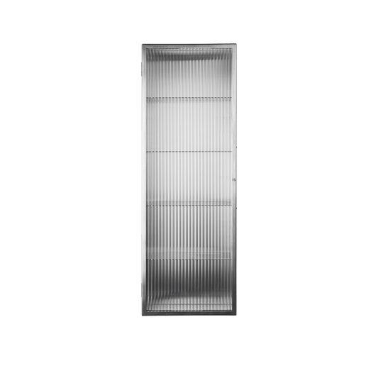 Ferm Living Haze Wall-Hung Cabinet 35x100 Stainless Steel