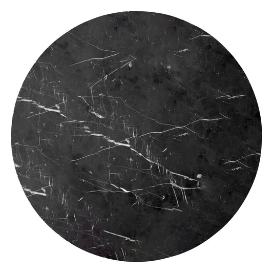 Marble top for Androgyne table, 65 cm, black