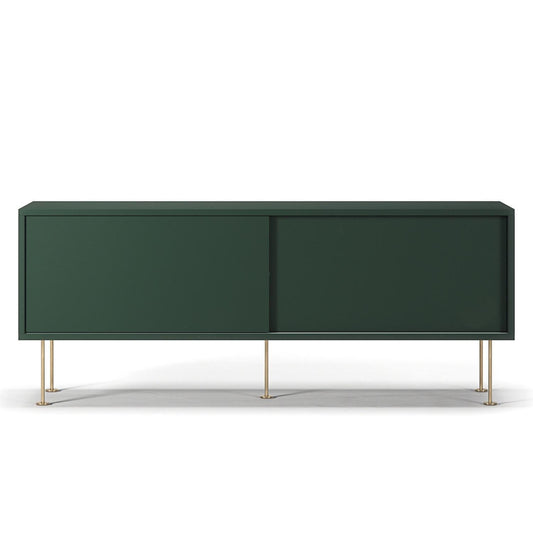 Decotique Vogue TV Bench with Legs 136 Green/Brass