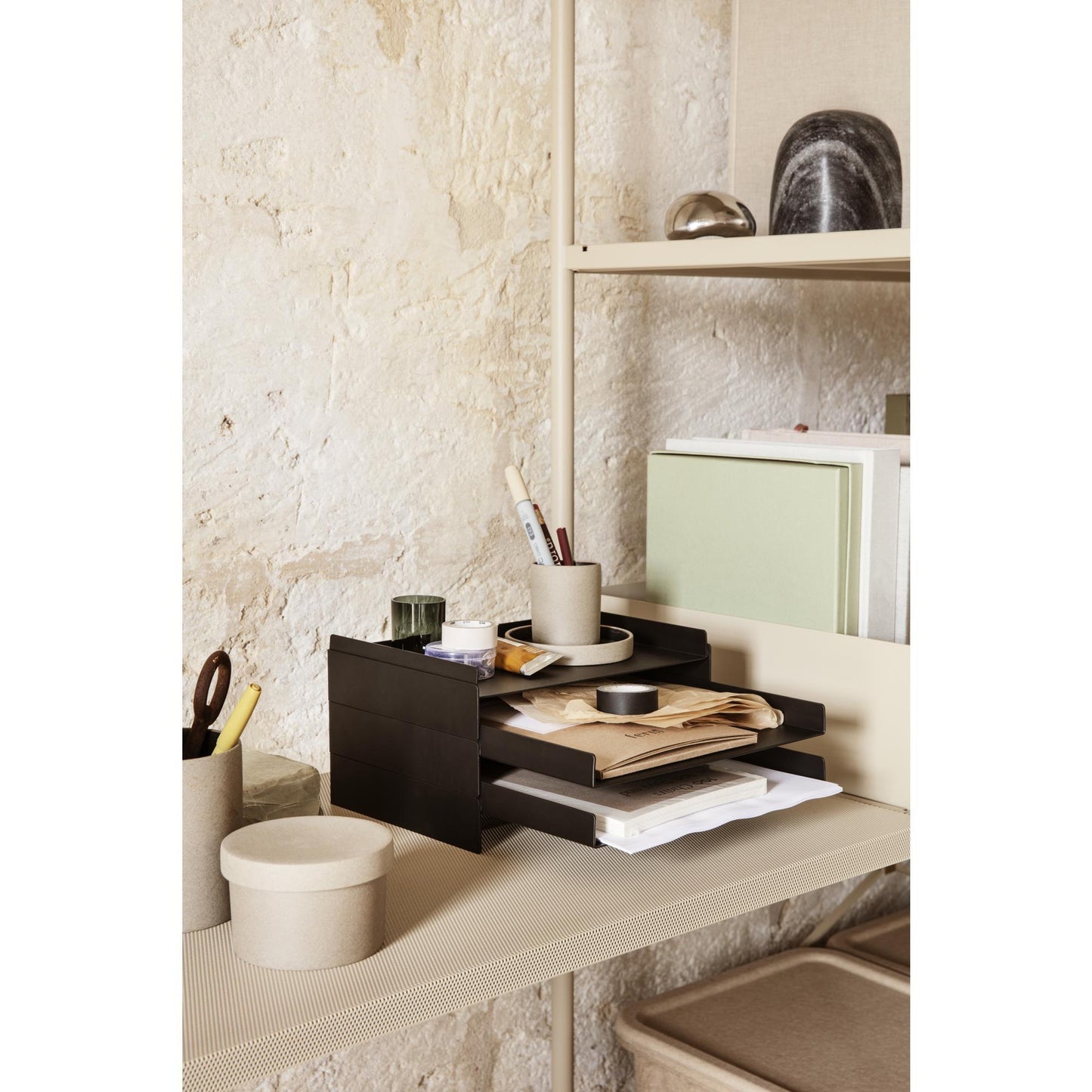 Ferm Living 2x2 Desk Storage Black