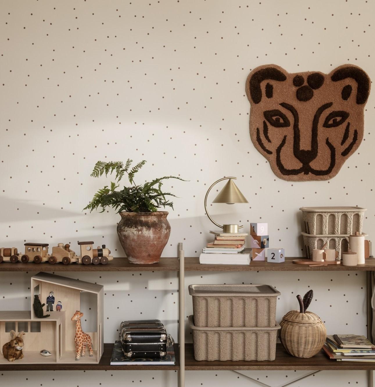 Ferm Living Meridian Portable Table Lamp Brass