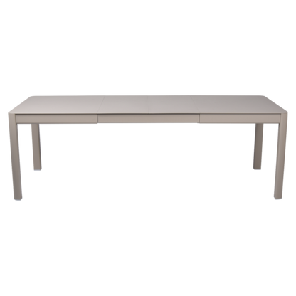 RIBAMBELLE TABLE WITH 2 EXTENSIONS 149/234 X 100 CM by Fermob #NUTMEG