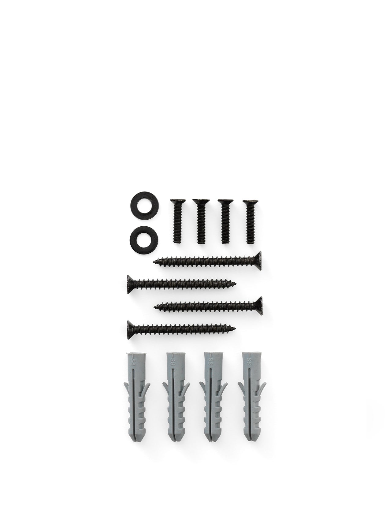1 Set Of Screws For Wall Mounting Of Rail Desk by Audo Copenhagen
