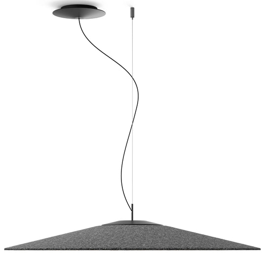Koinè - LED acoustic felt pendant lamp