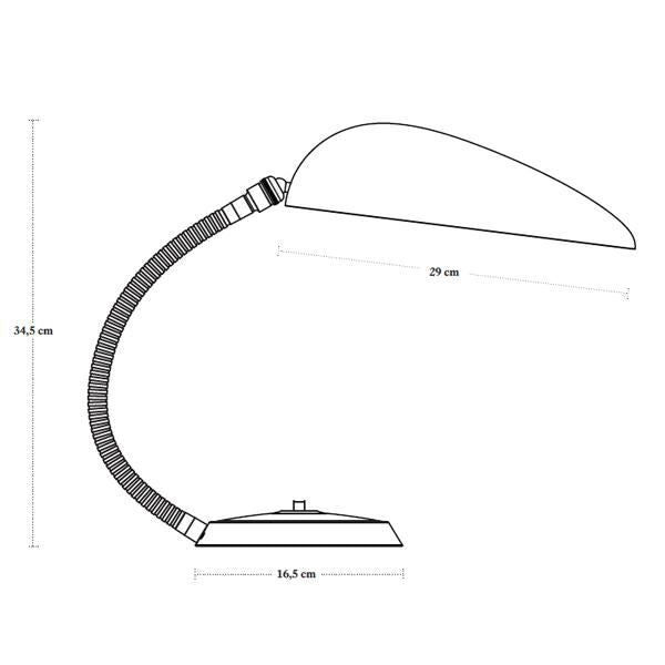 Grossman Collection Cobra Table Lamp Black