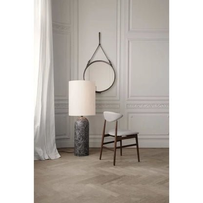 Adnet Wall Mirror Circular Tan Leather Ø58 cm