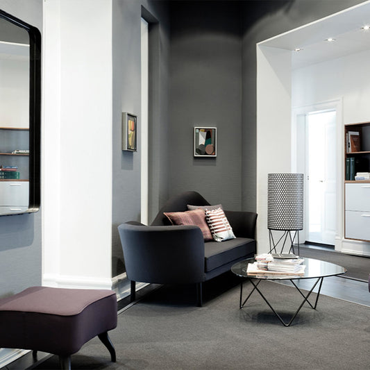 Pedrera Floor Lamp with Dimmer PD2 Matt Black