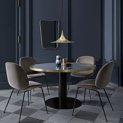 Semi Pendant Medium Glossy Anthracite Gray