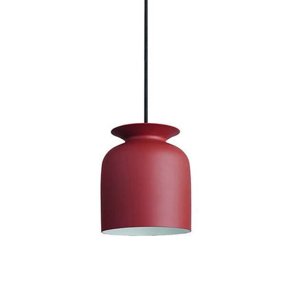 Ronde Pendant Rusty Red Small