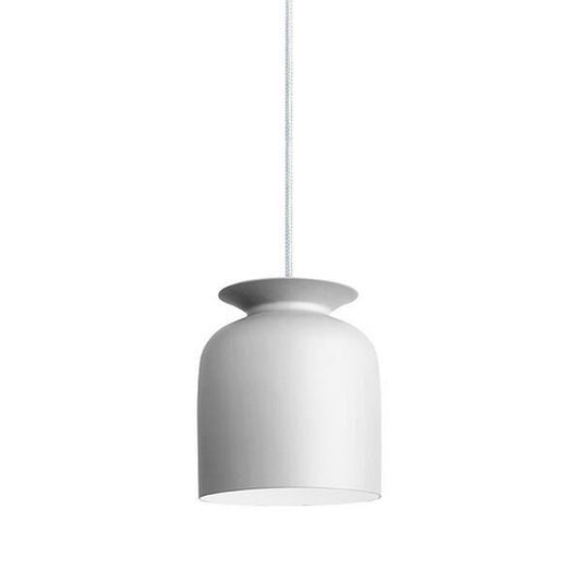 Ronde Pendant Mat White Small