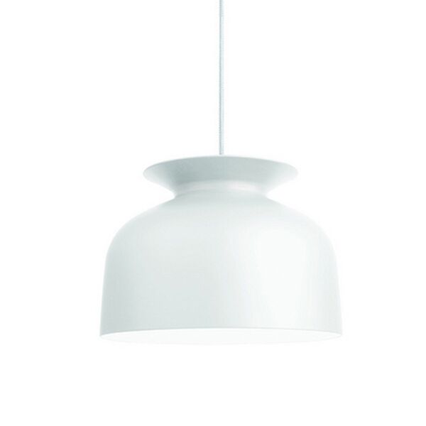 Ronde Pendant Mat White Large